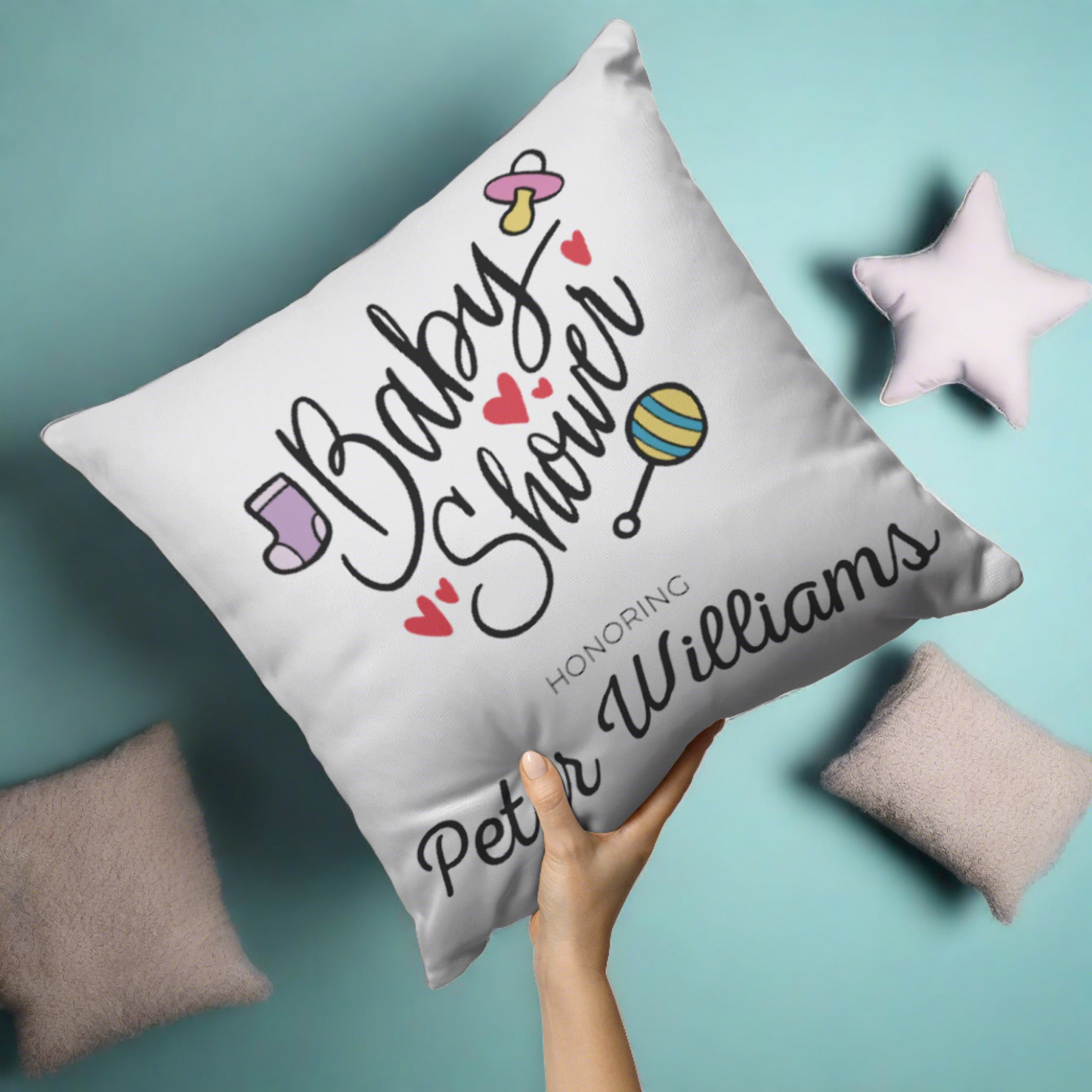 PILLOW BABY SHOWER DESIGN #1