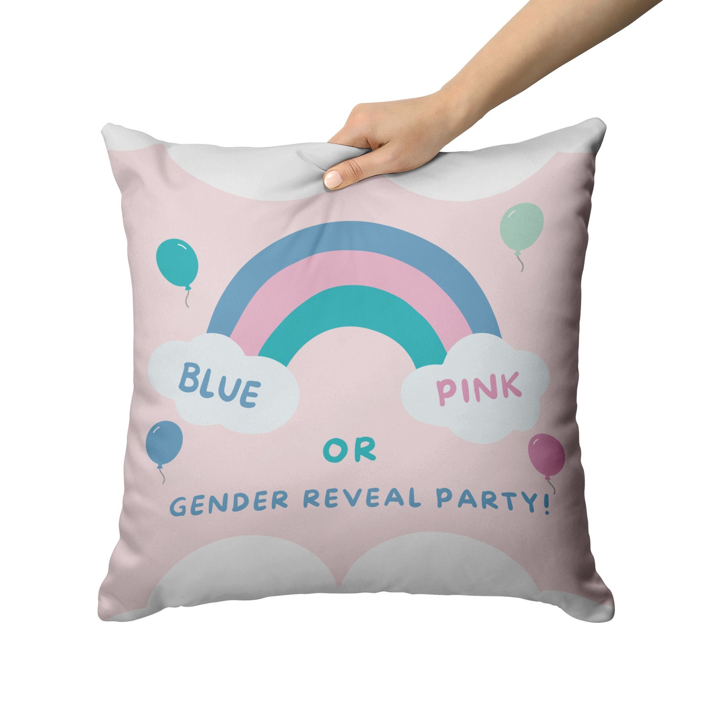 Pillow Gender Reveal Design 1