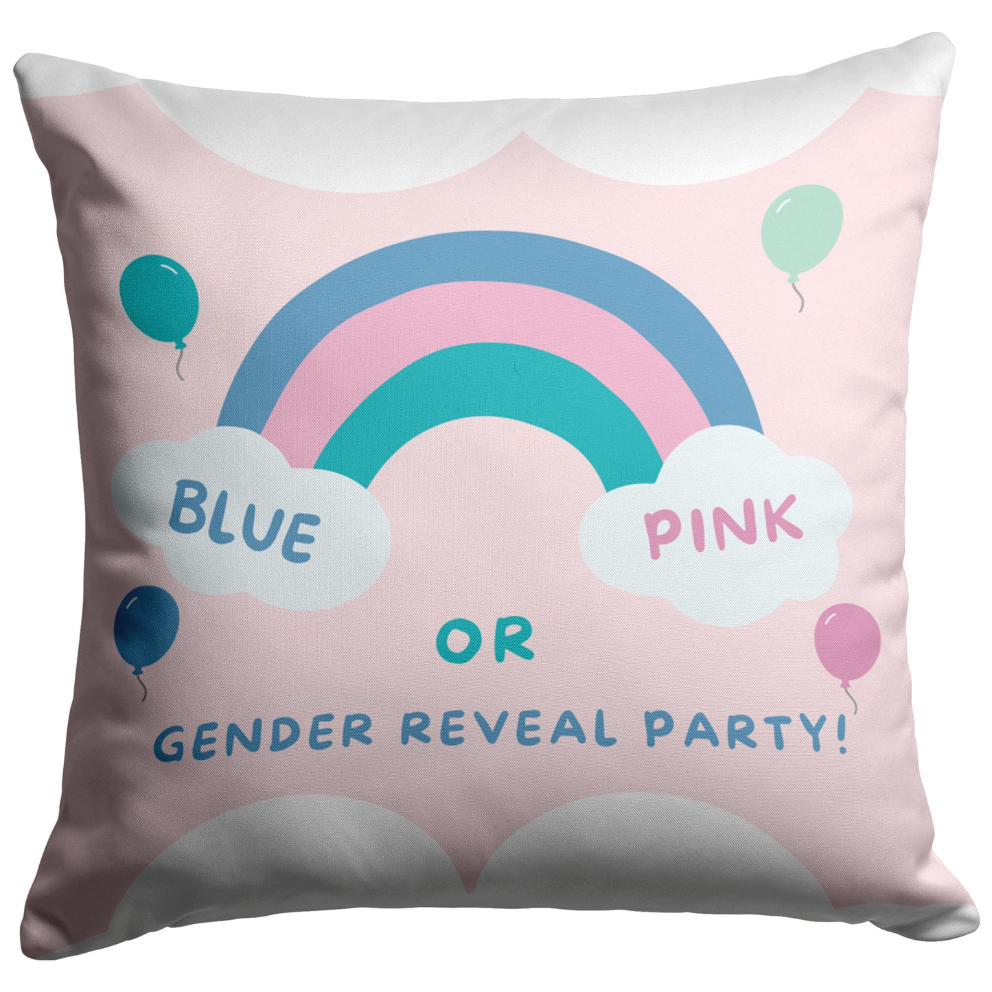 Pillow Gender Reveal Design 1