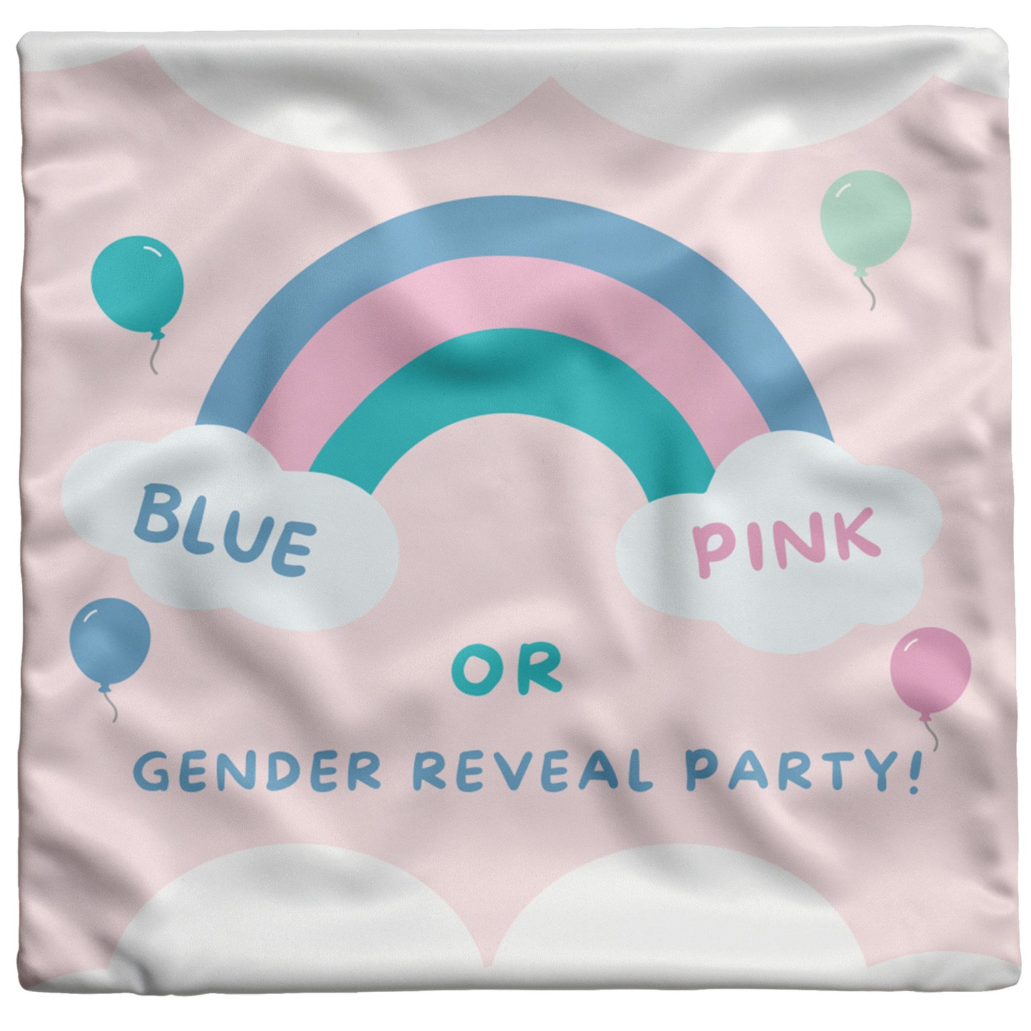 Pillow Gender Reveal Design 1