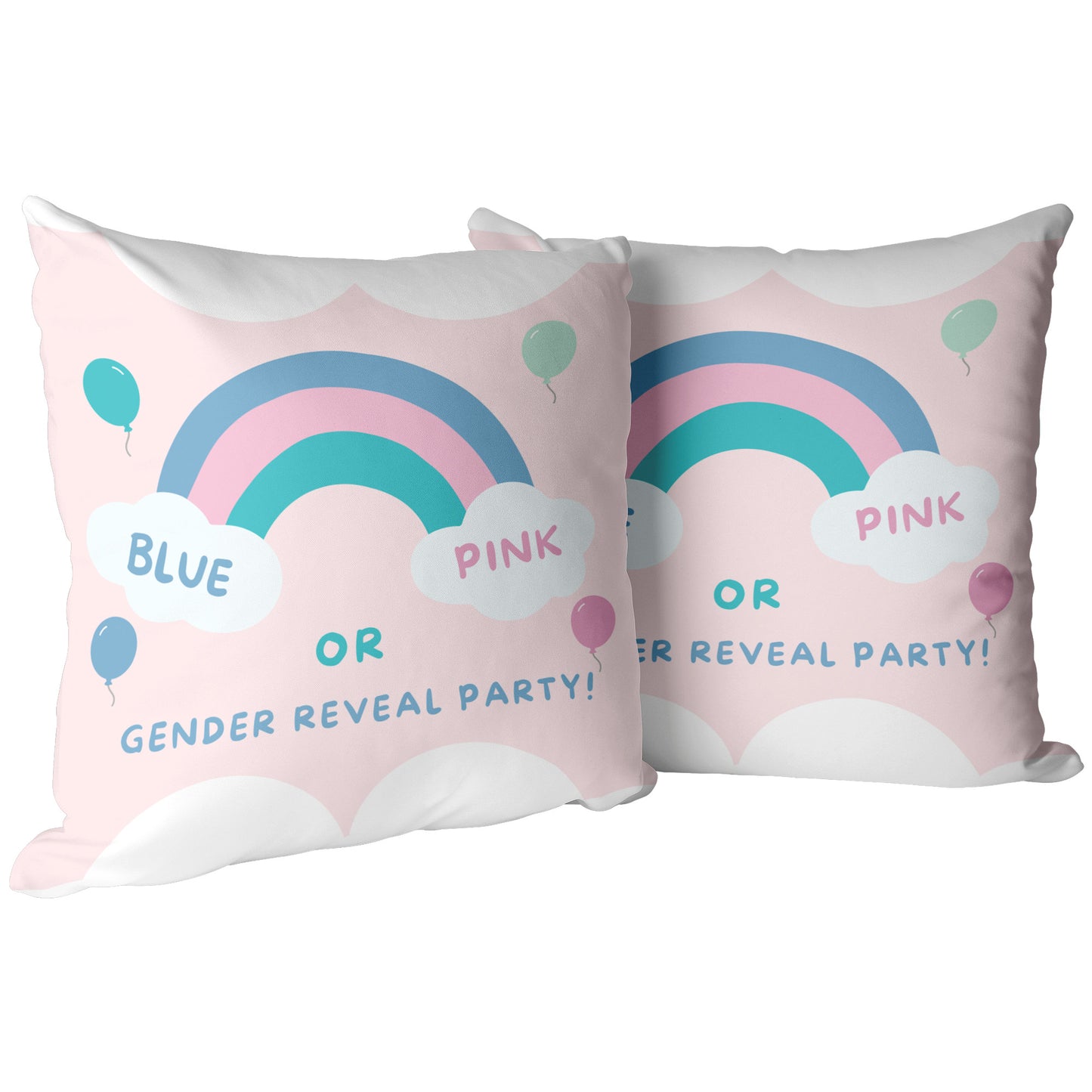 Pillow Gender Reveal Design 1