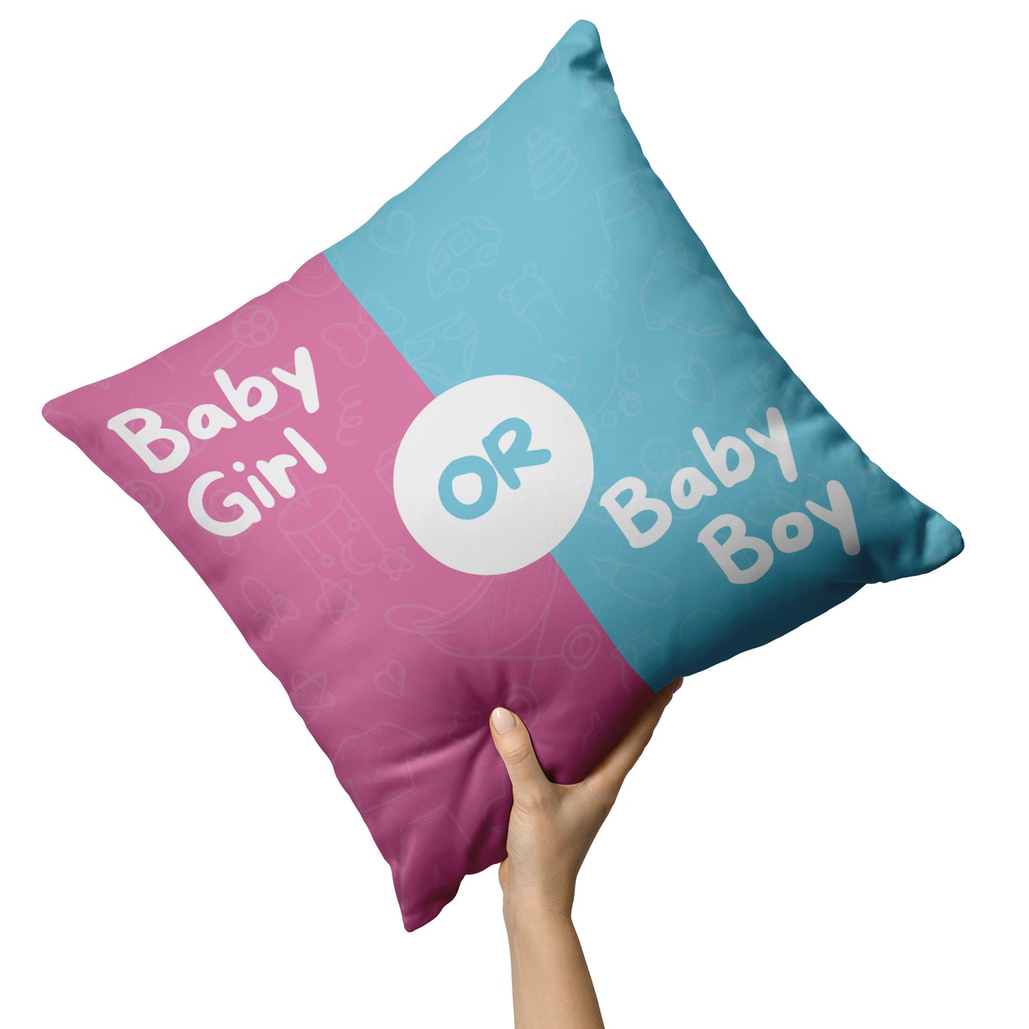 Pillow Gender Reveal Design 2