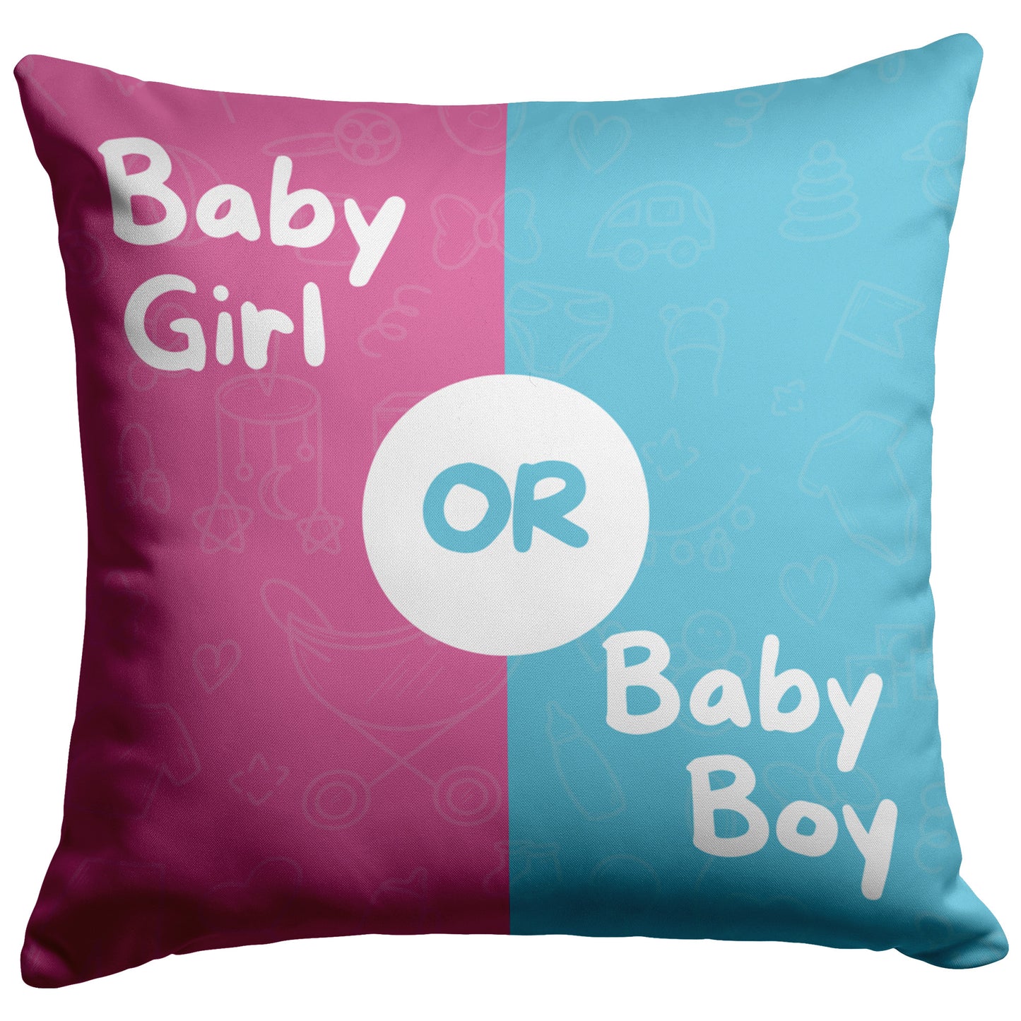 Pillow Gender Reveal Design 2