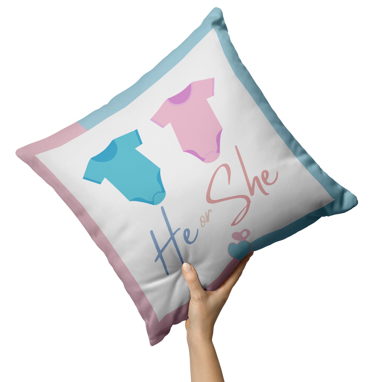 Pillow Gender Reveal Design 4