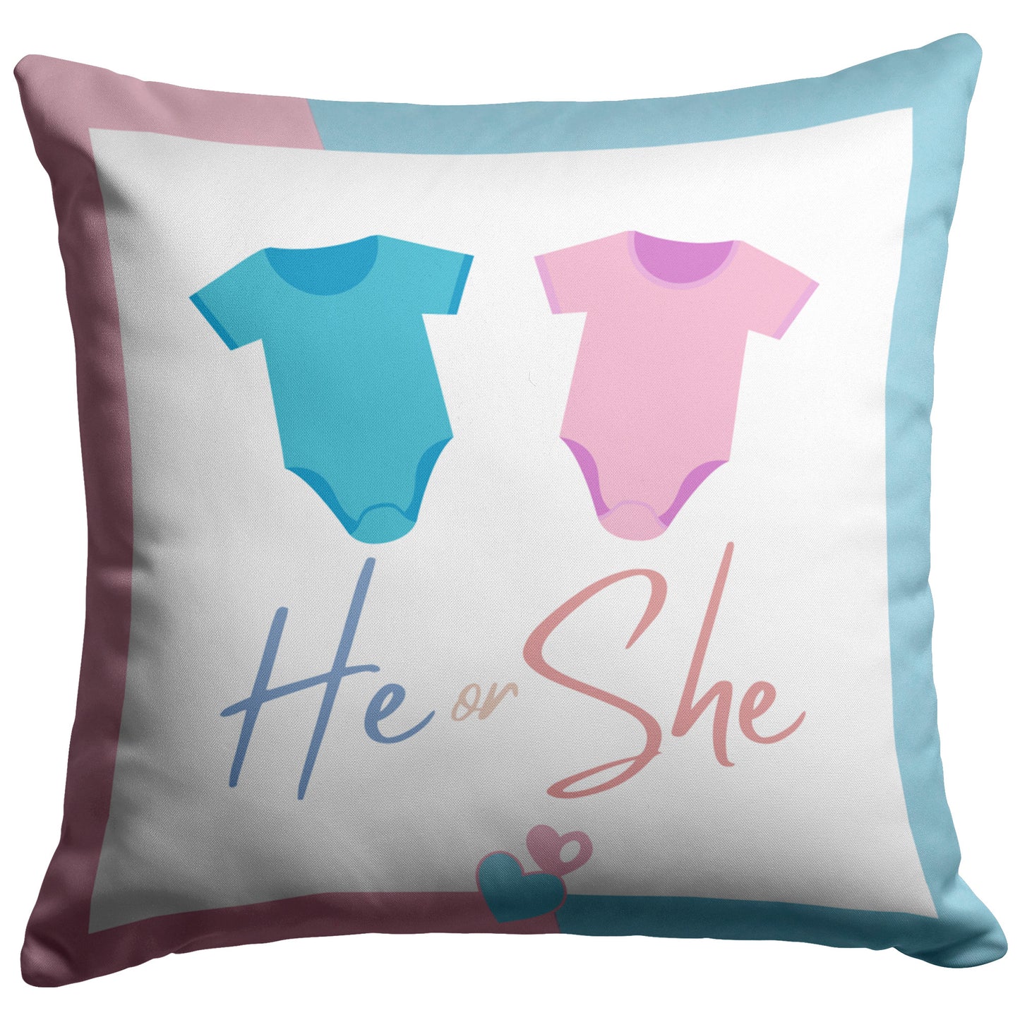 Pillow Gender Reveal Design 4
