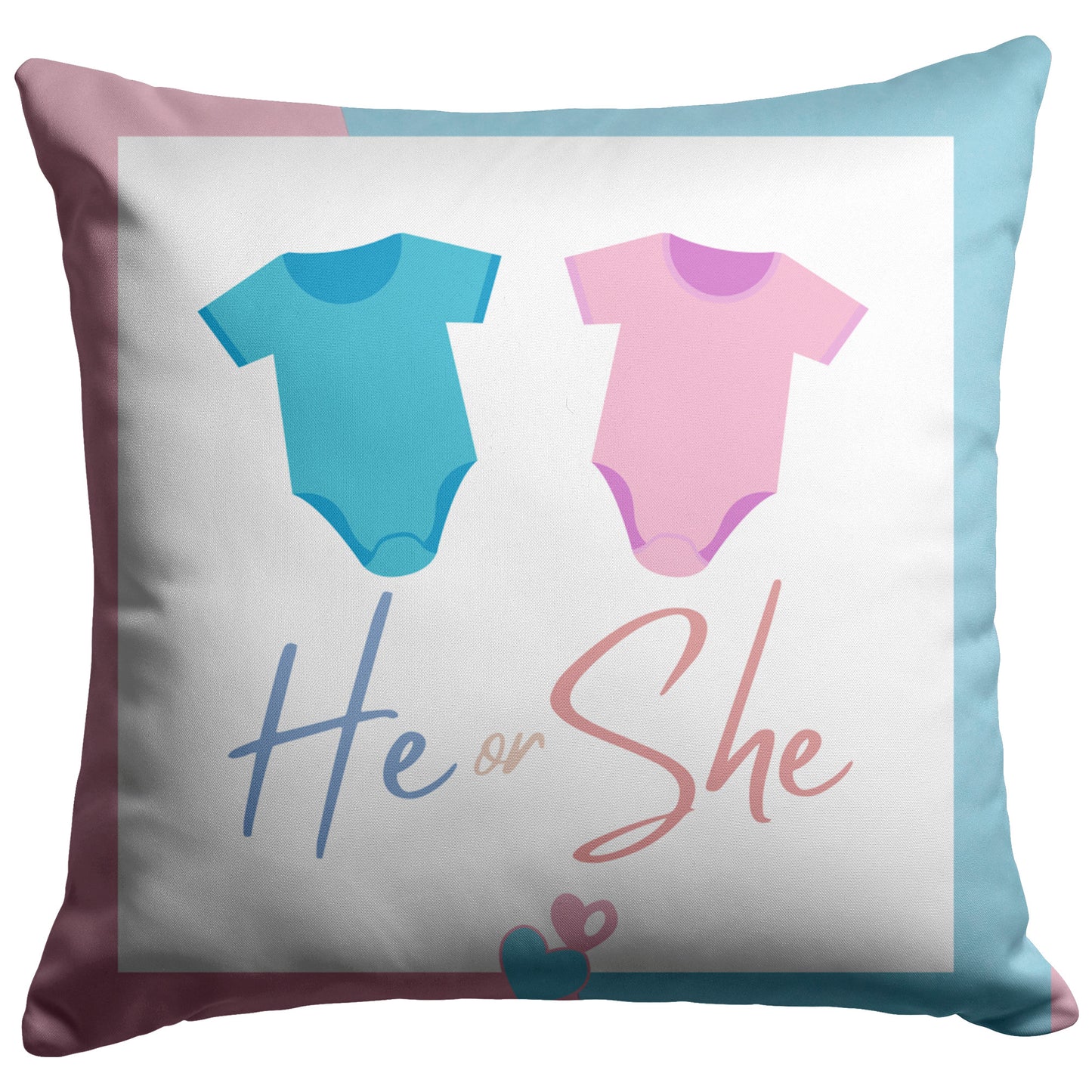 Pillow Gender Reveal Design 4