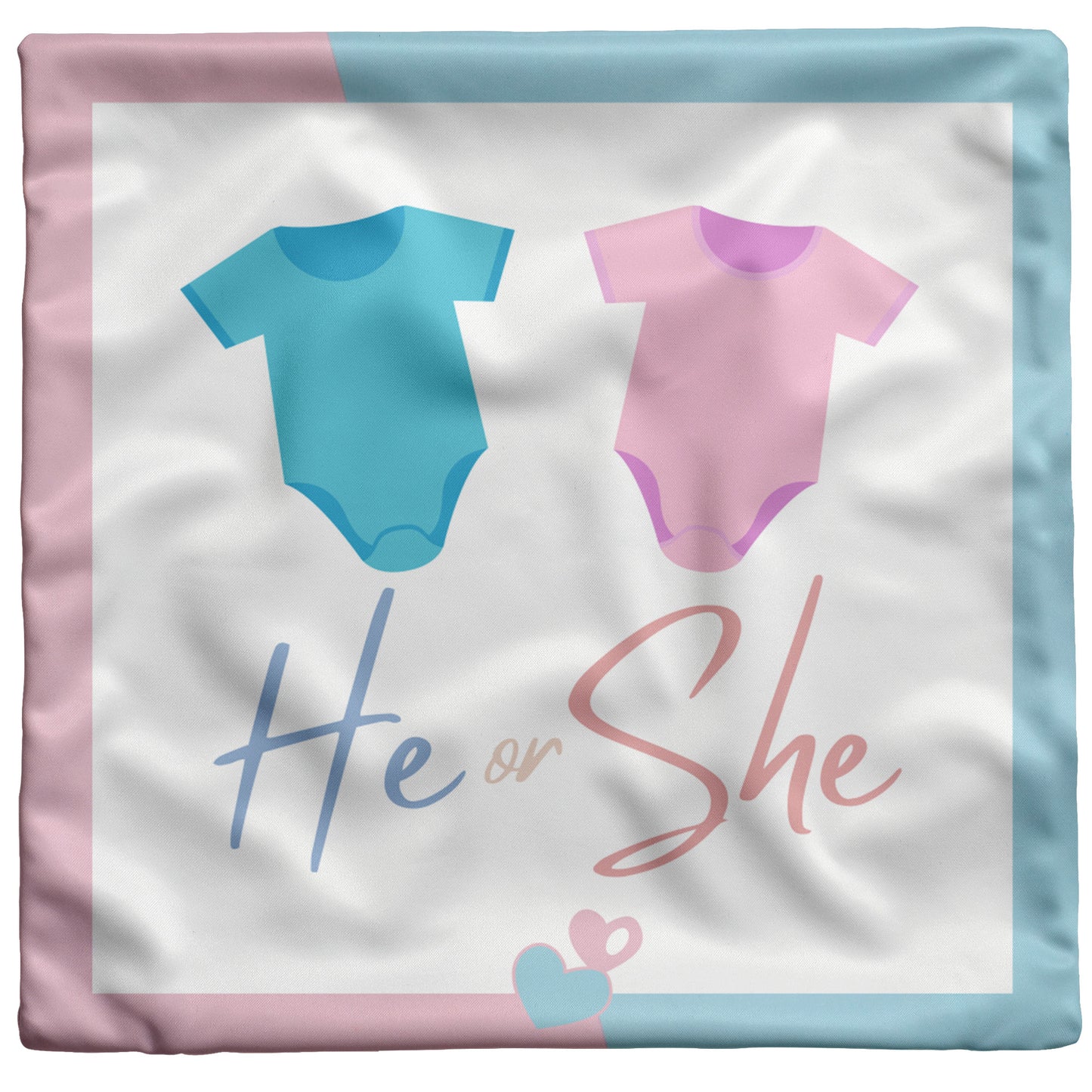 Pillow Gender Reveal Design 4