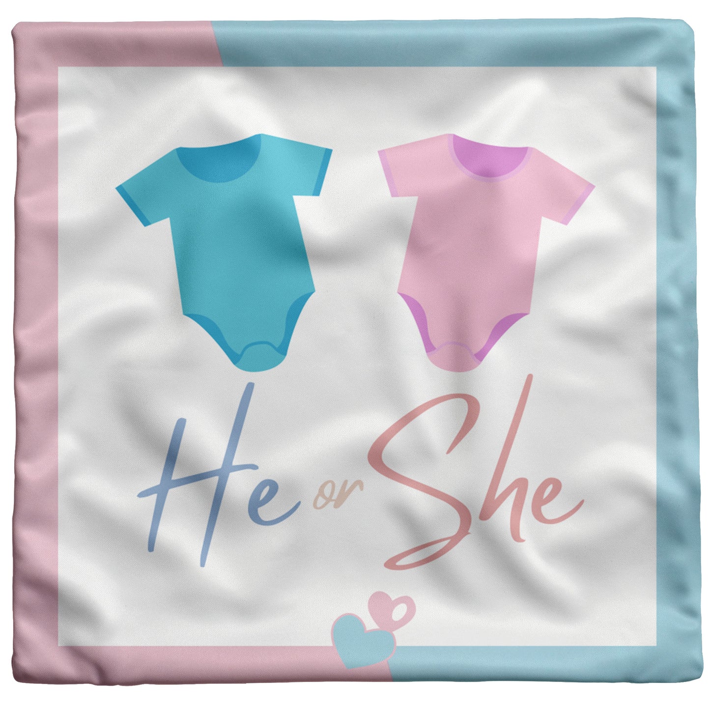 Pillow Gender Reveal Design 4