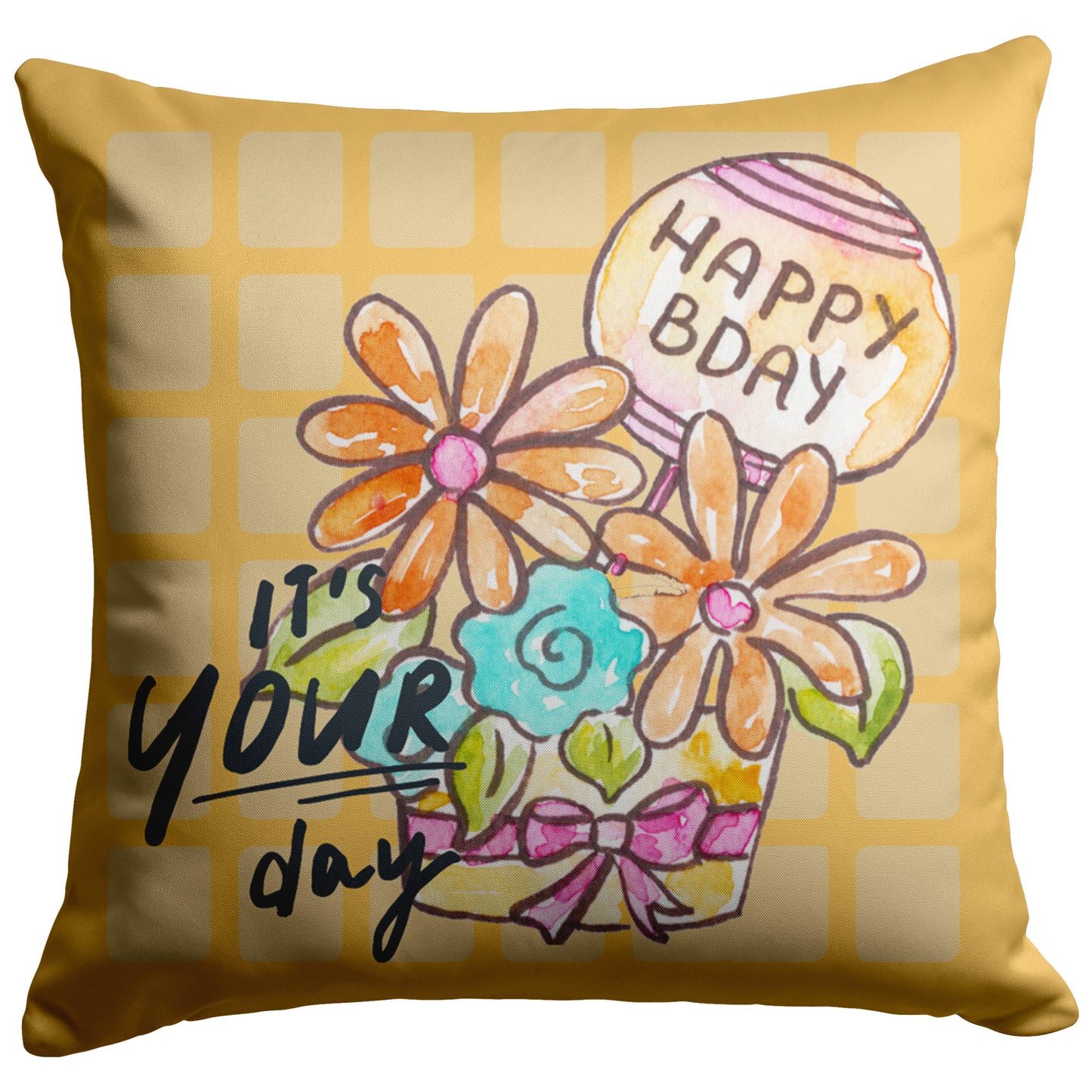 Pillow Happy Birthday Design 13