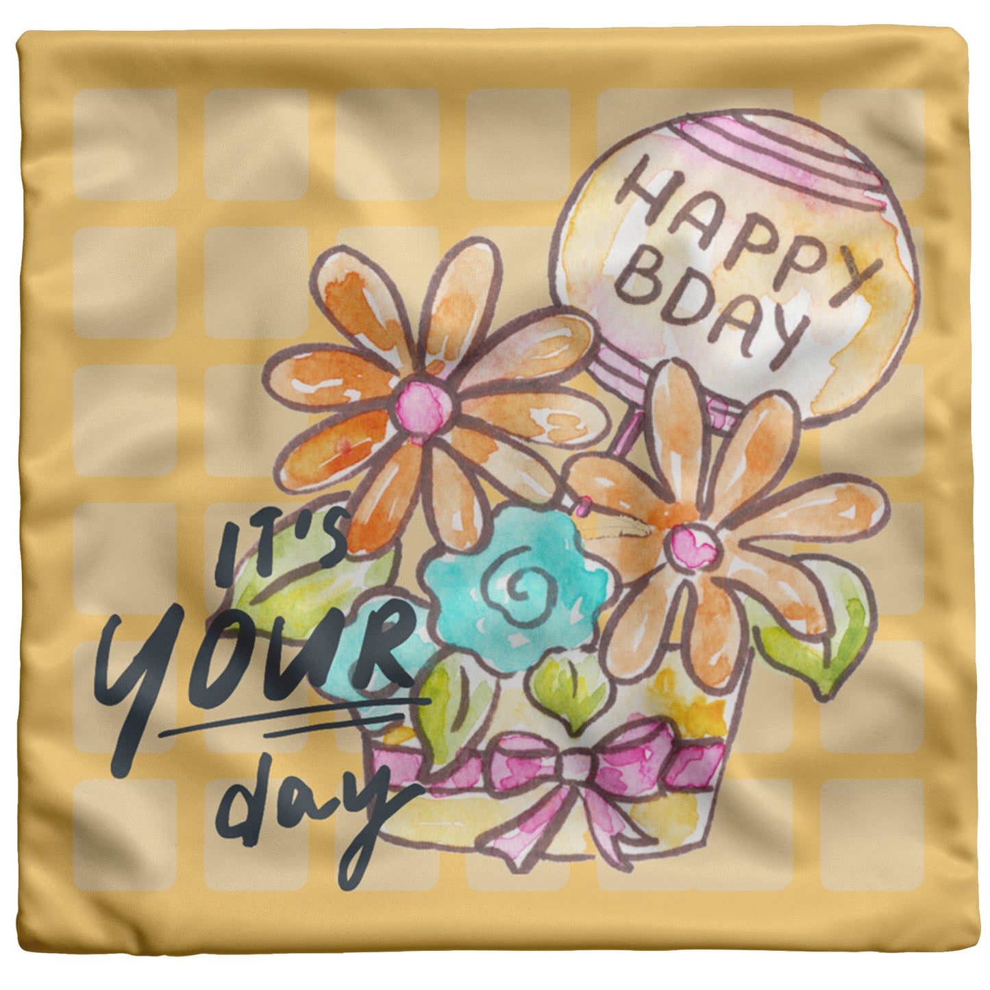 Pillow Happy Birthday Design 13