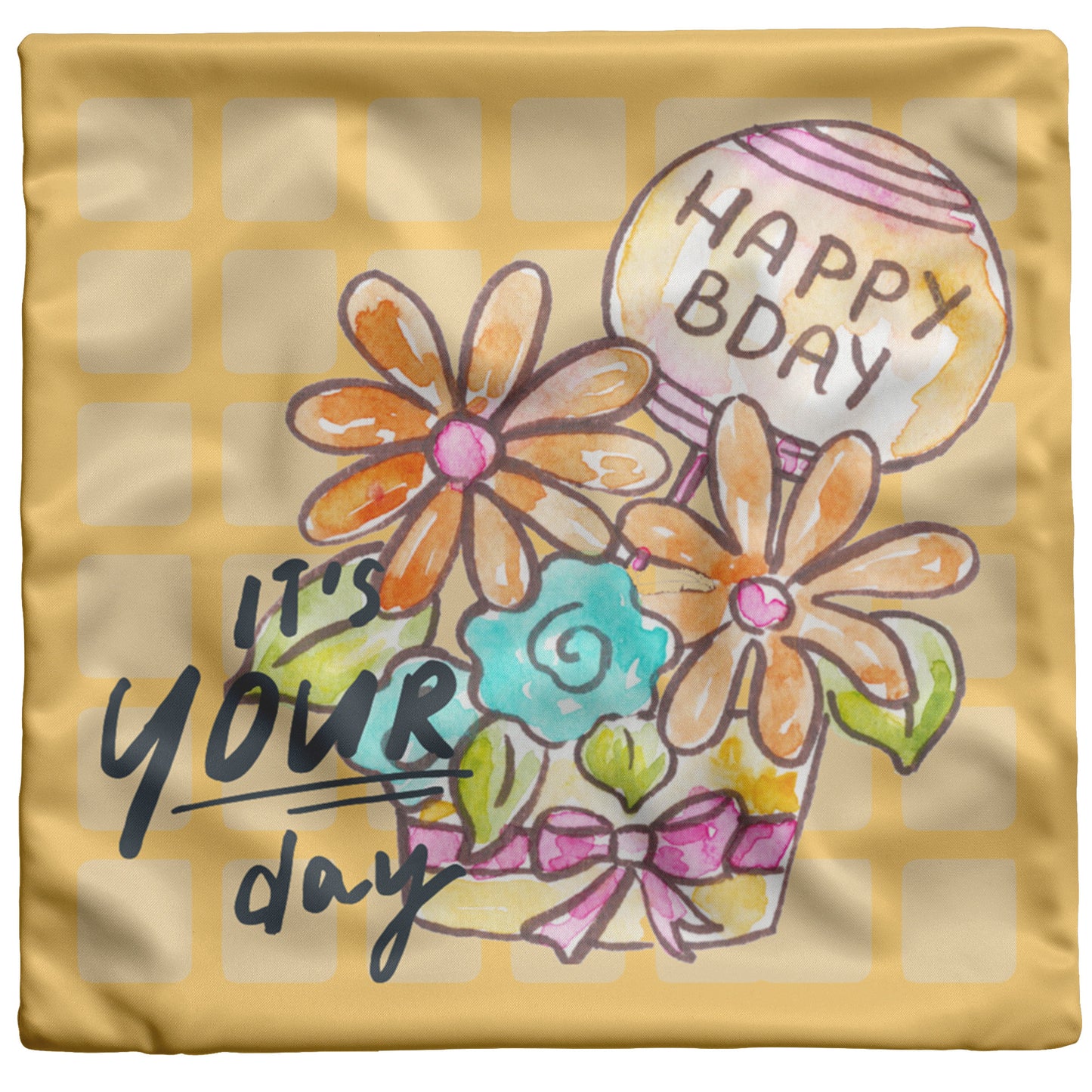 Pillow Happy Birthday Design 13