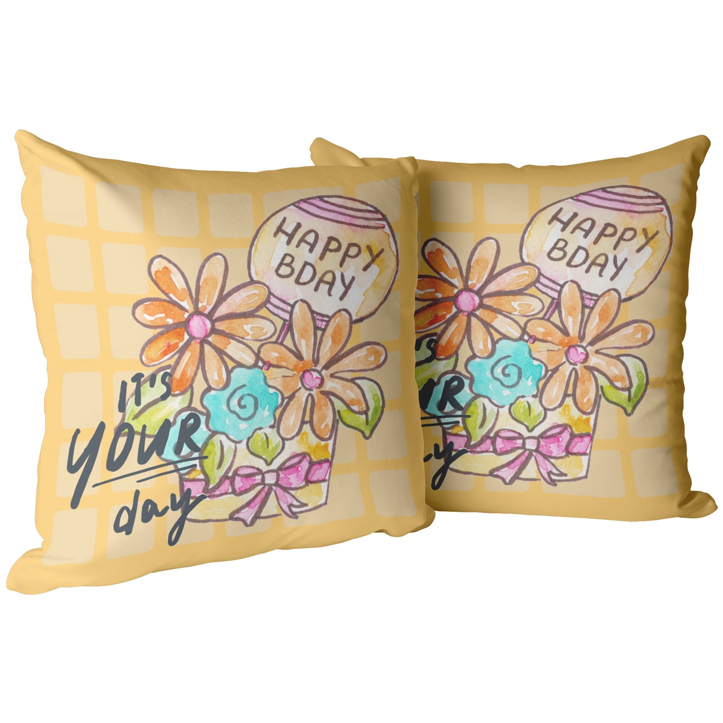 Pillow Happy Birthday Design 13