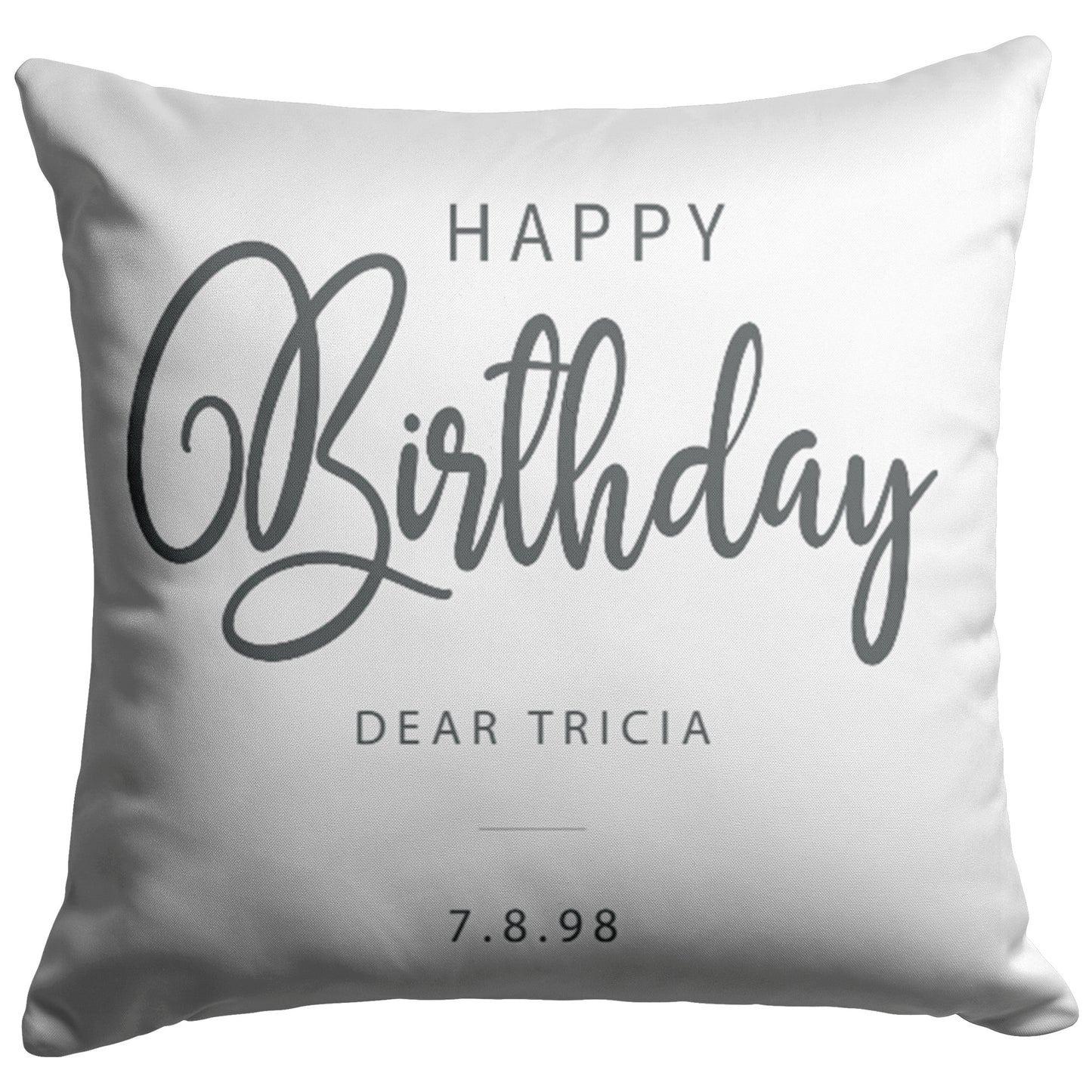 PILLOW HAPPY BIRTHDAY DESIGN #6