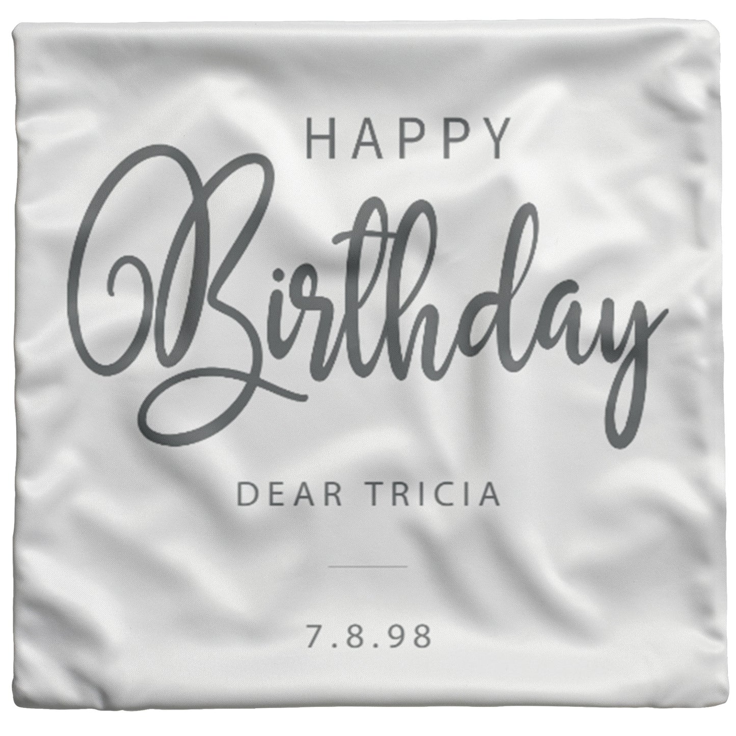 PILLOW HAPPY BIRTHDAY DESIGN #6
