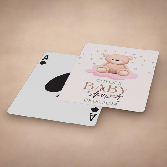PLAYING CARDS BABY SHOWER DESIGN #1