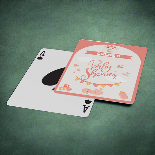 PLAYING CARDS BABY SHOWER DESIGN #3