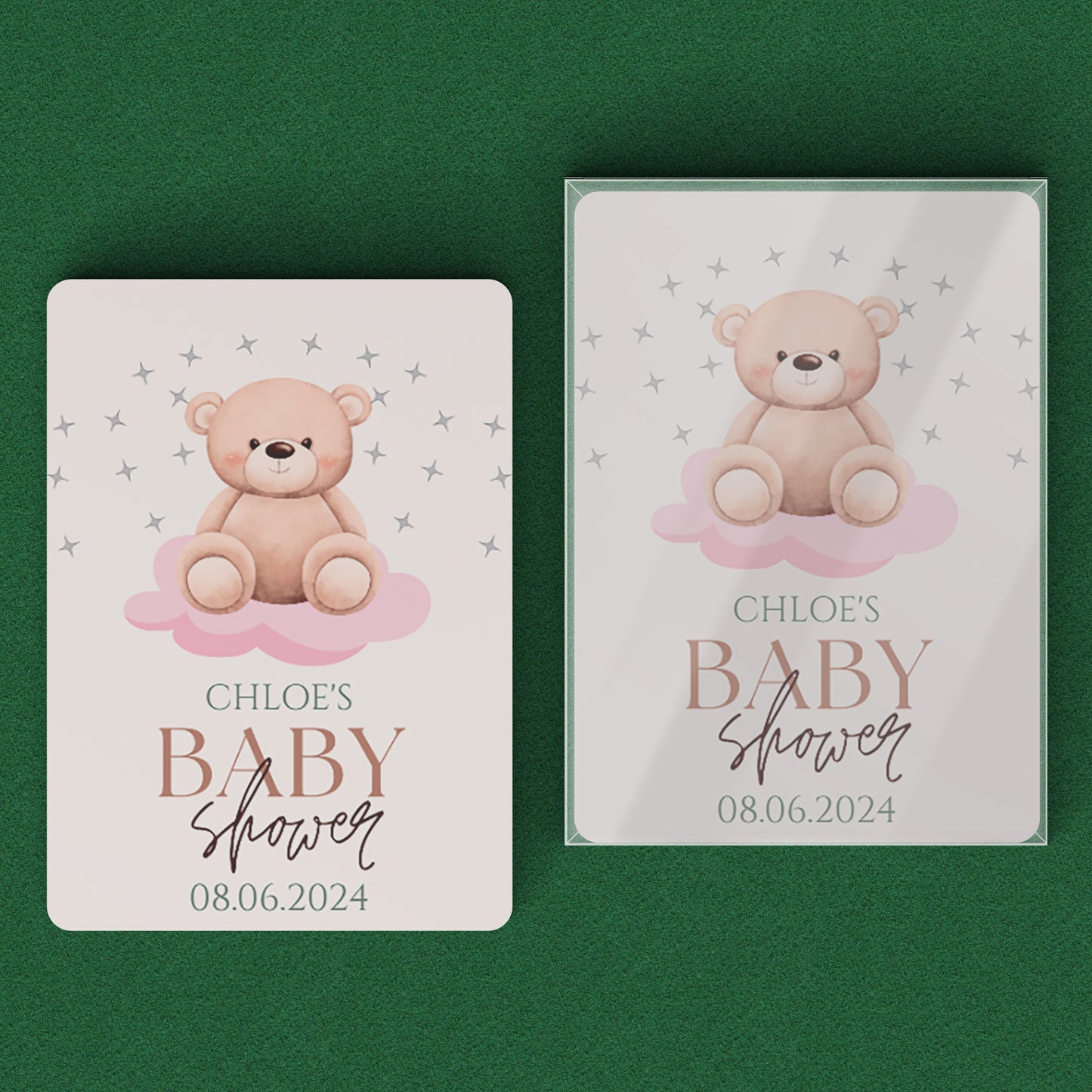 PLAYING CARDS BABY SHOWER DESIGN #1