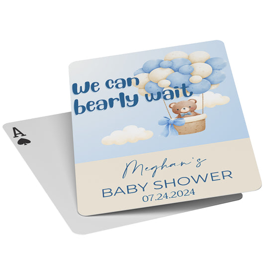 PLAYING CARDS BABY SHOWER DESIGN #2
