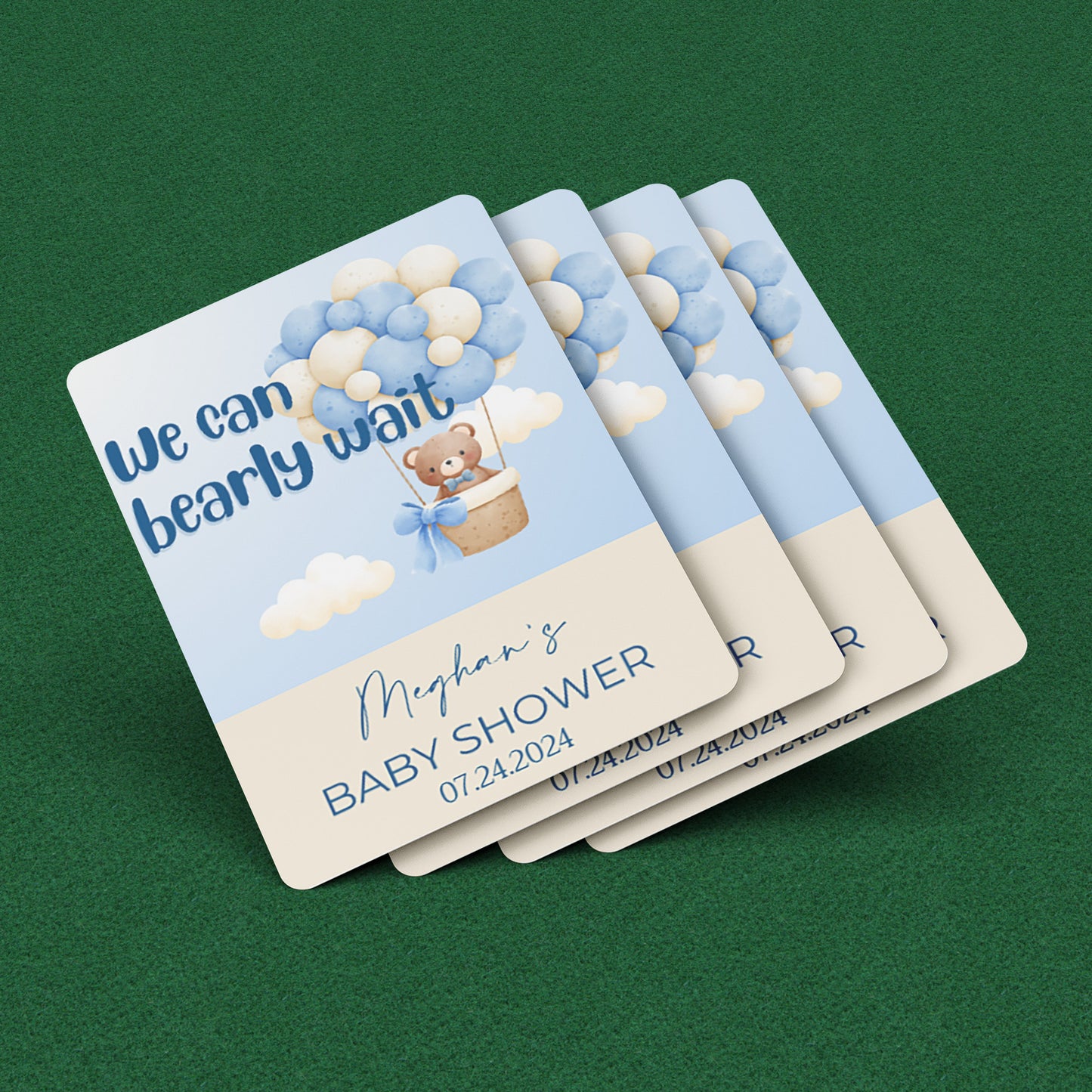 PLAYING CARDS BABY SHOWER DESIGN #2
