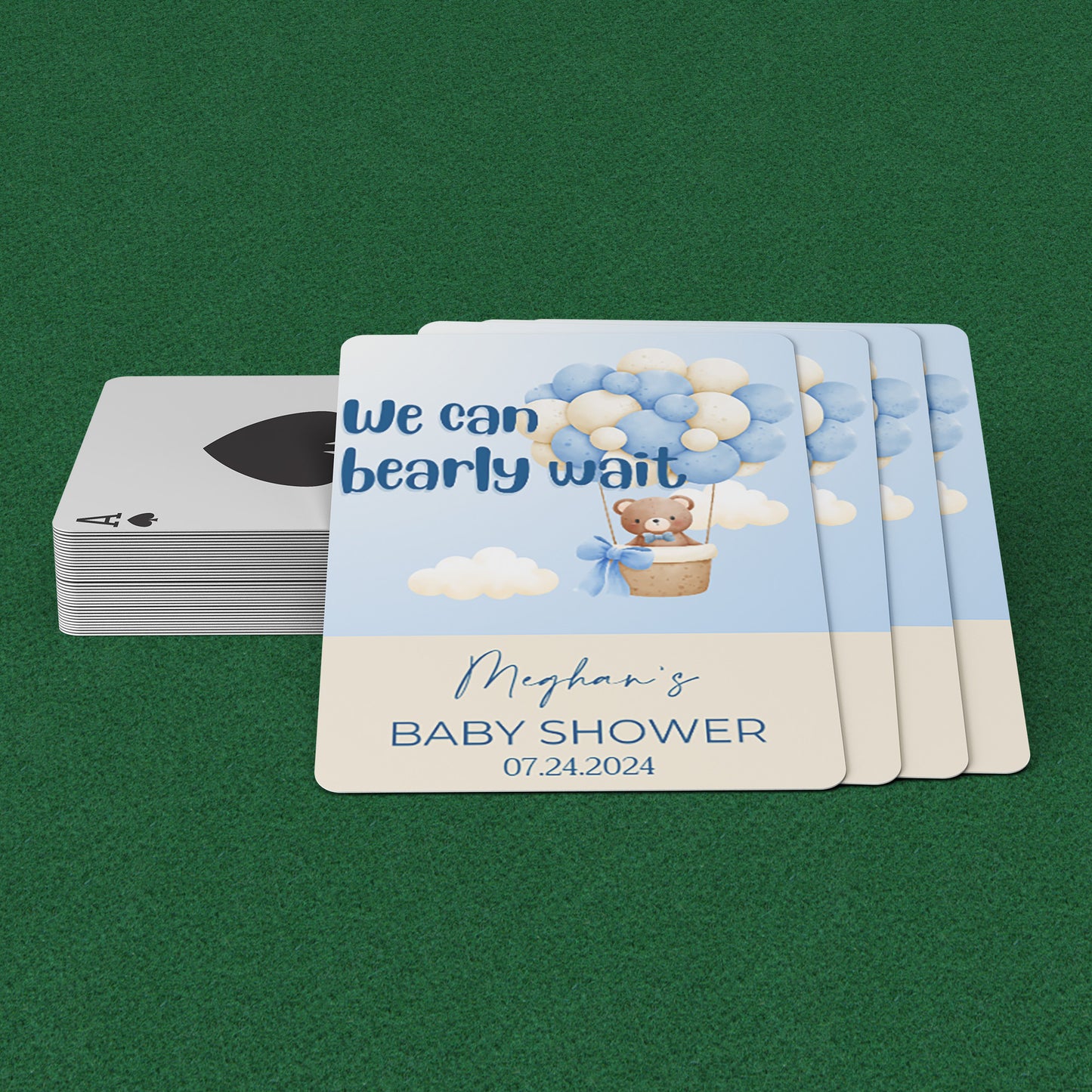 PLAYING CARDS BABY SHOWER DESIGN #2
