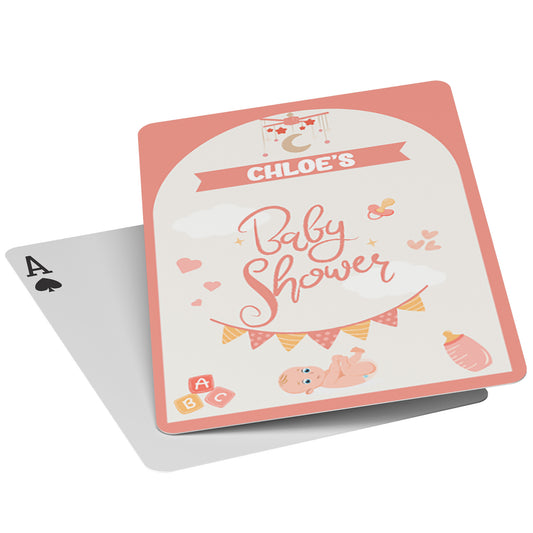 PLAYING CARDS BABY SHOWER DESIGN #3