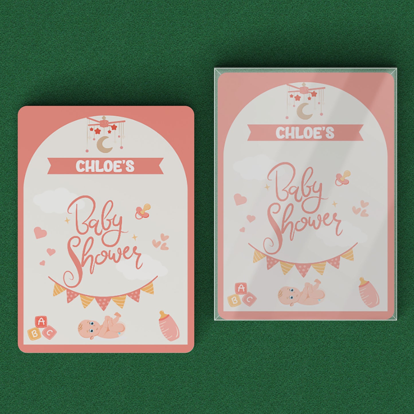 PLAYING CARDS BABY SHOWER DESIGN #3