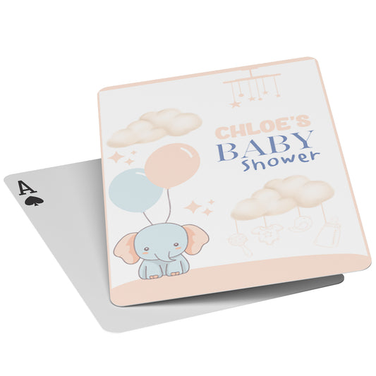 PLAYING CARDS BABY SHOWER DESIGN #4