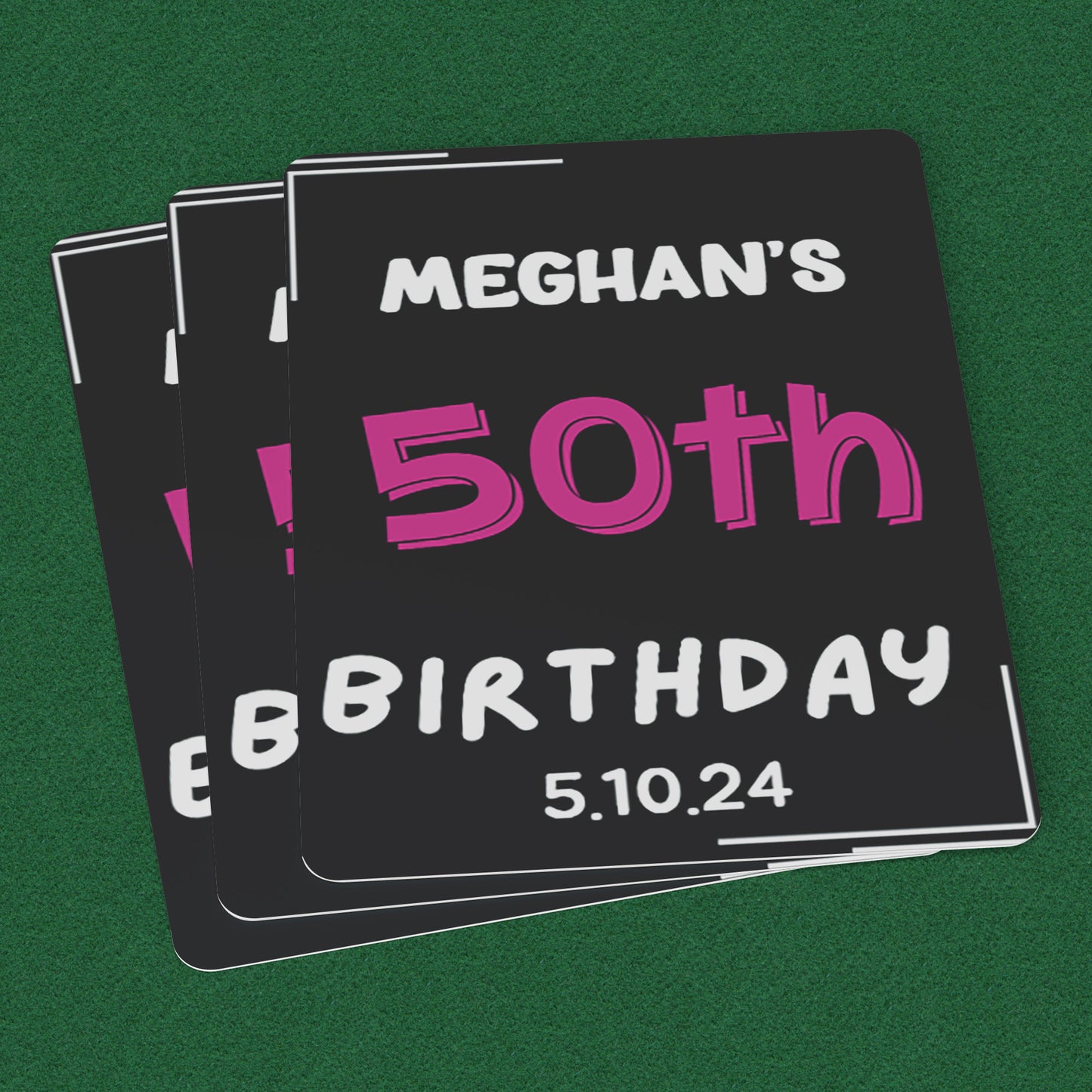 PLAYING CARDS BIRTHDAY DESIGN #1