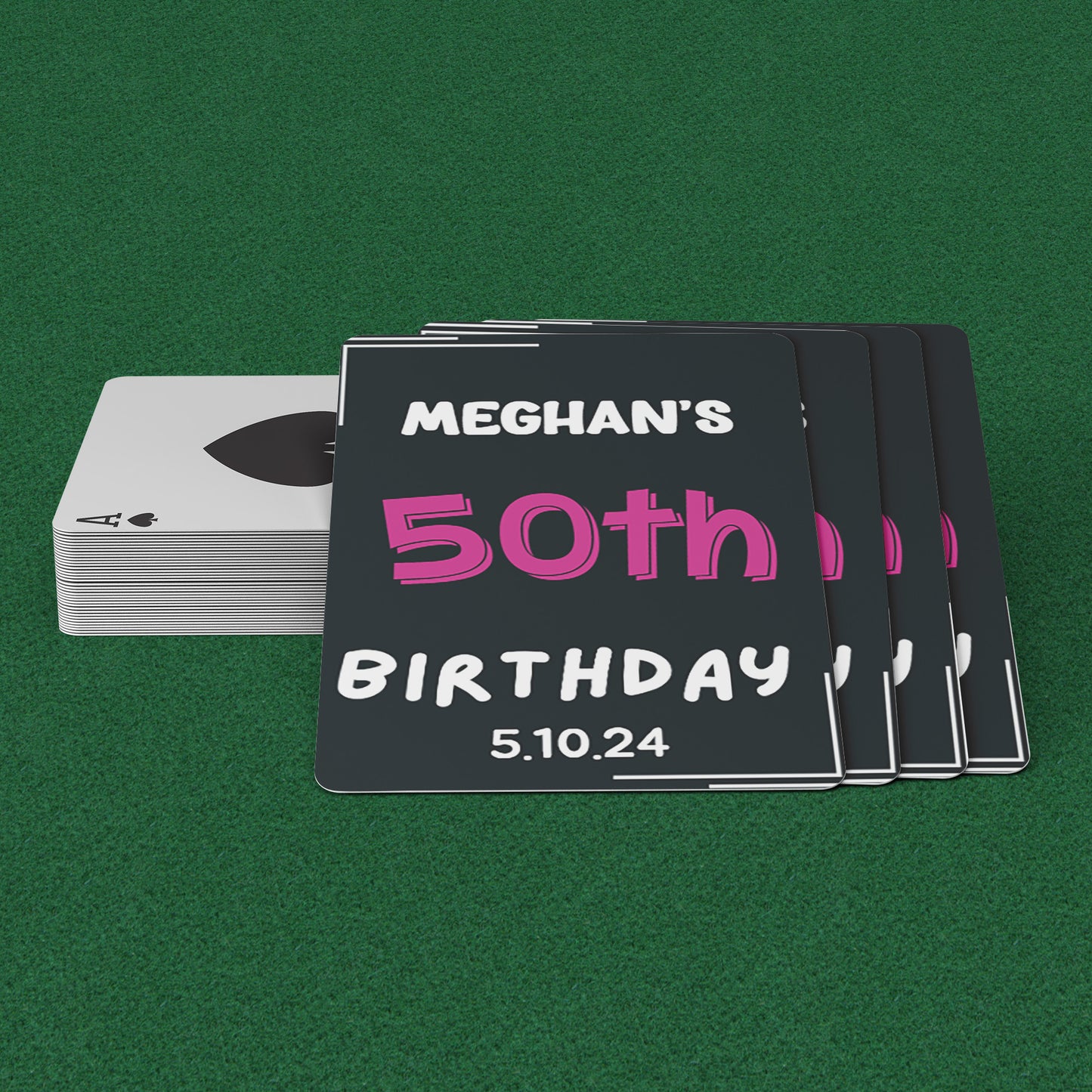 PLAYING CARDS BIRTHDAY DESIGN #1