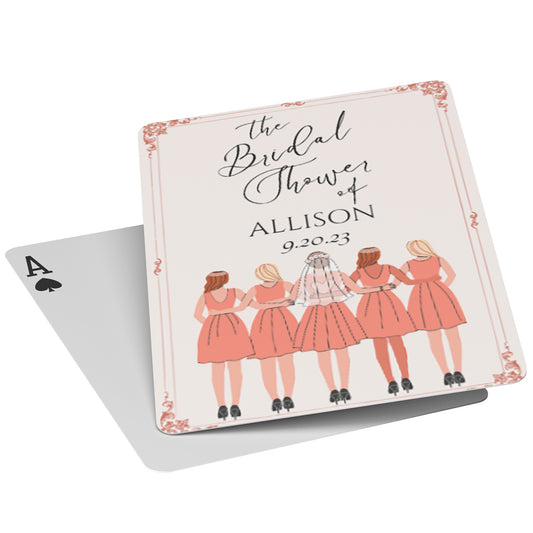 PLAYING CARDS BRIDAL DESIGN #1