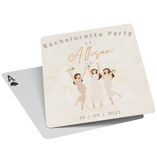 PLAYING CARDS BRIDAL DESIGN #2