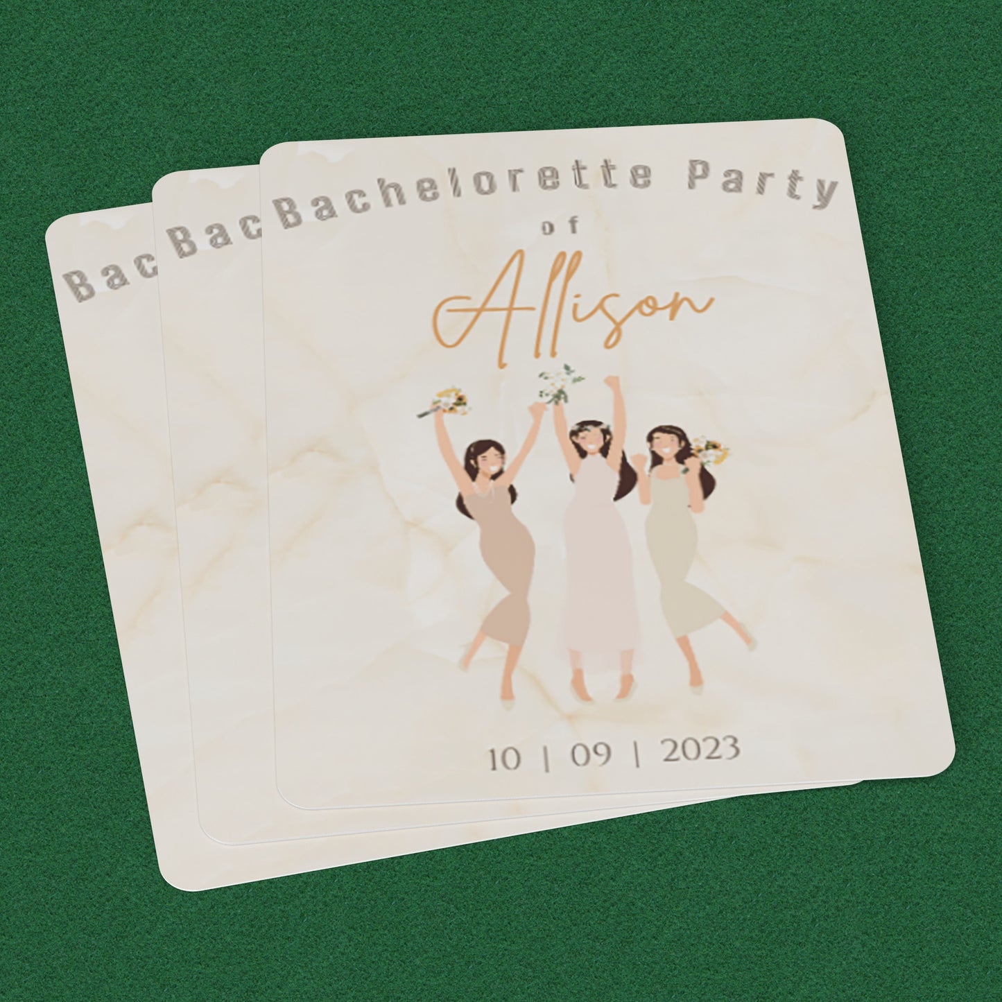 PLAYING CARDS BRIDAL DESIGN #2