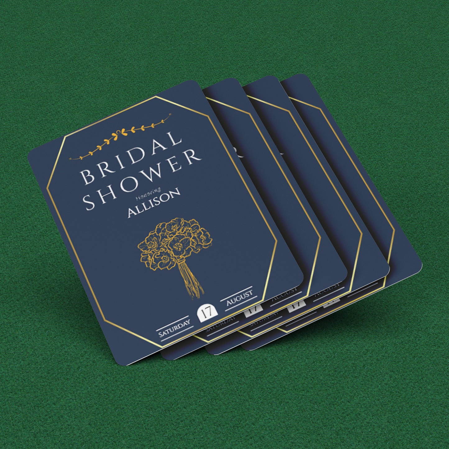 PLAYING CARDS BRIDAL DESIGN #3