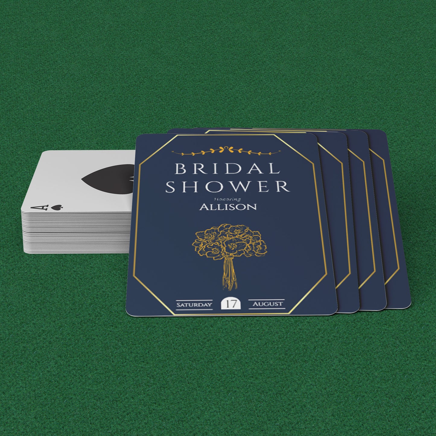 PLAYING CARDS BRIDAL DESIGN #3