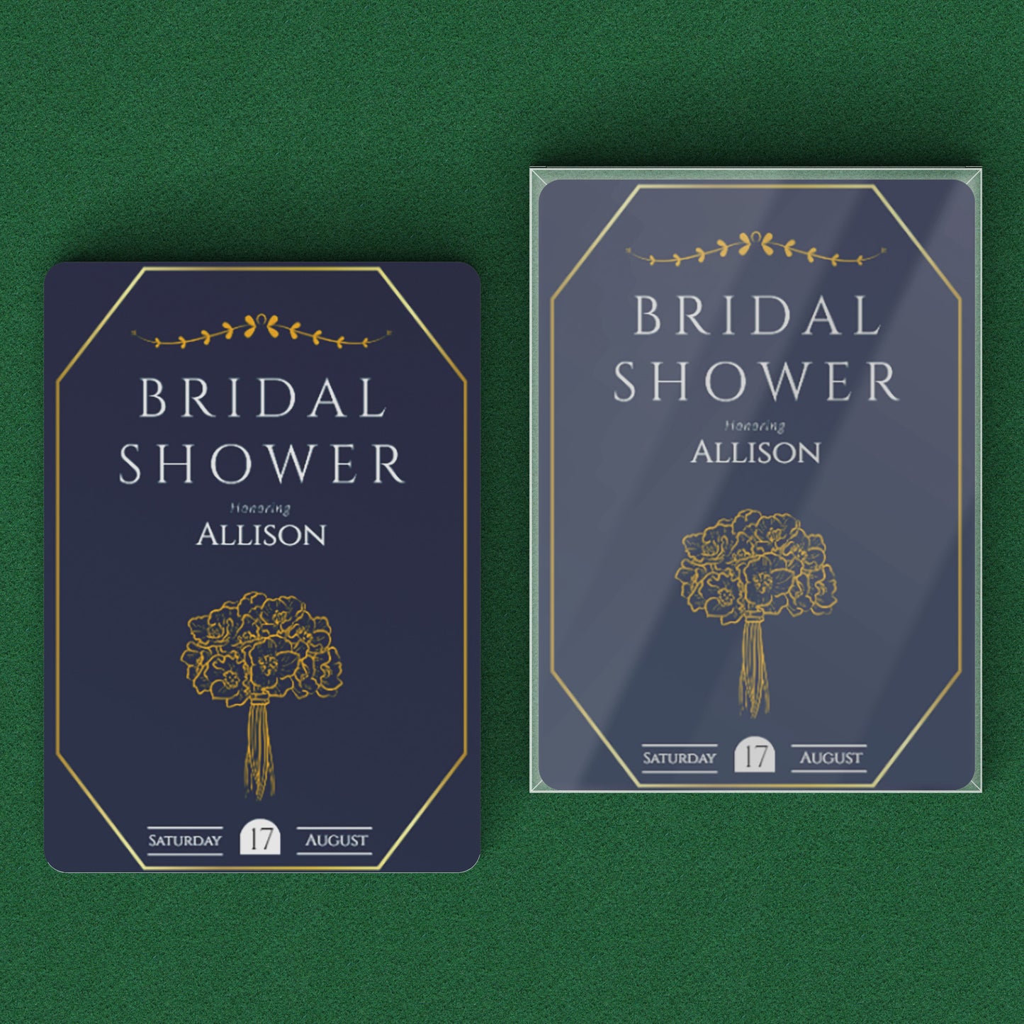 PLAYING CARDS BRIDAL DESIGN #3