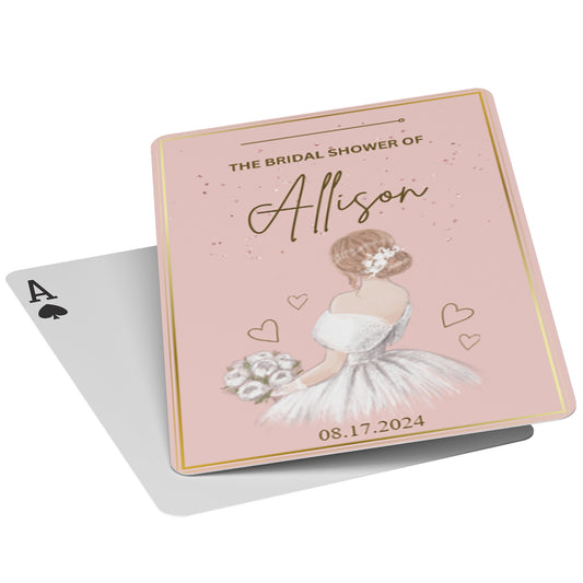 PLAYING CARDS BRIDAL DESIGN #4