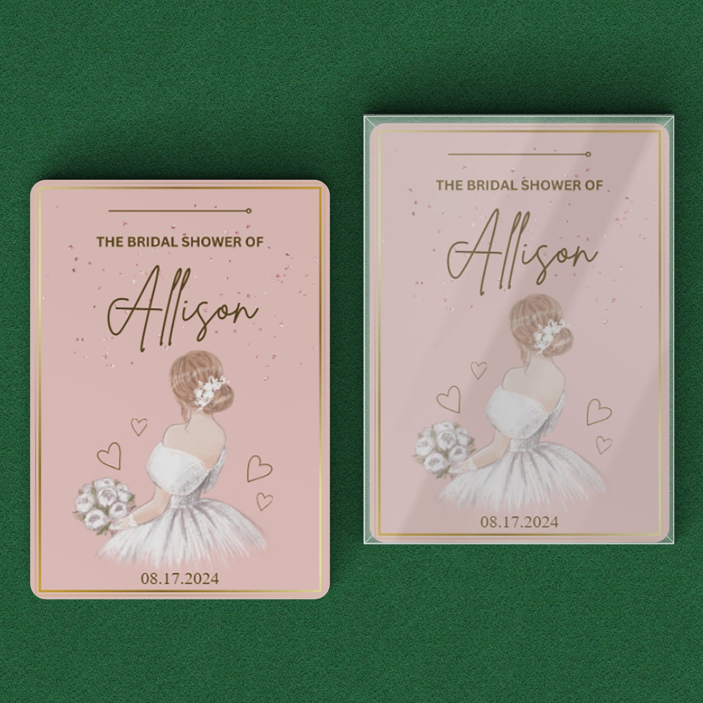PLAYING CARDS BRIDAL DESIGN #4