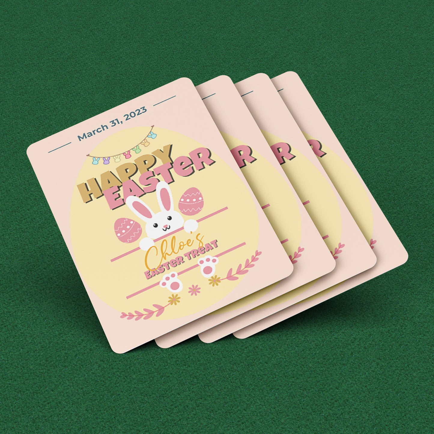 Playing Cards Easter Design 3