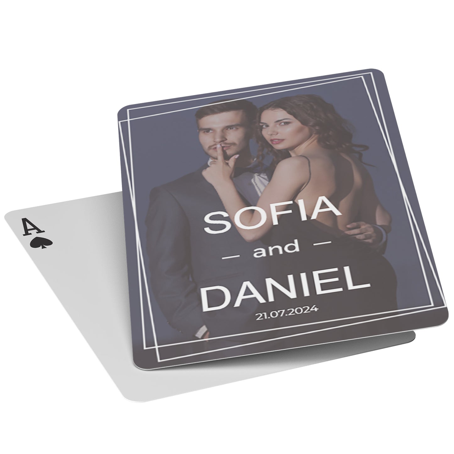 PLAYING CARDS ENGAGED DESIGN #2