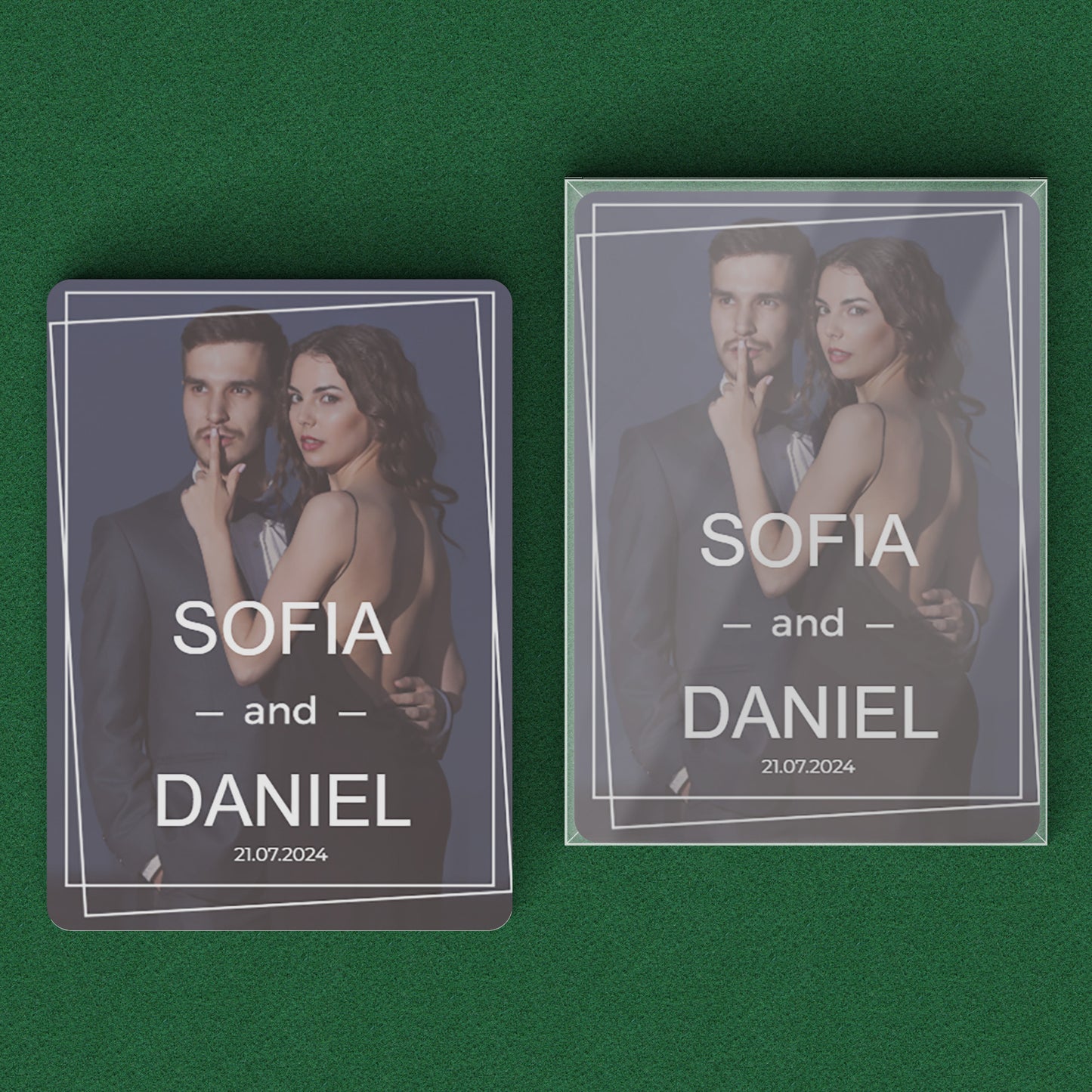 PLAYING CARDS ENGAGED DESIGN #2