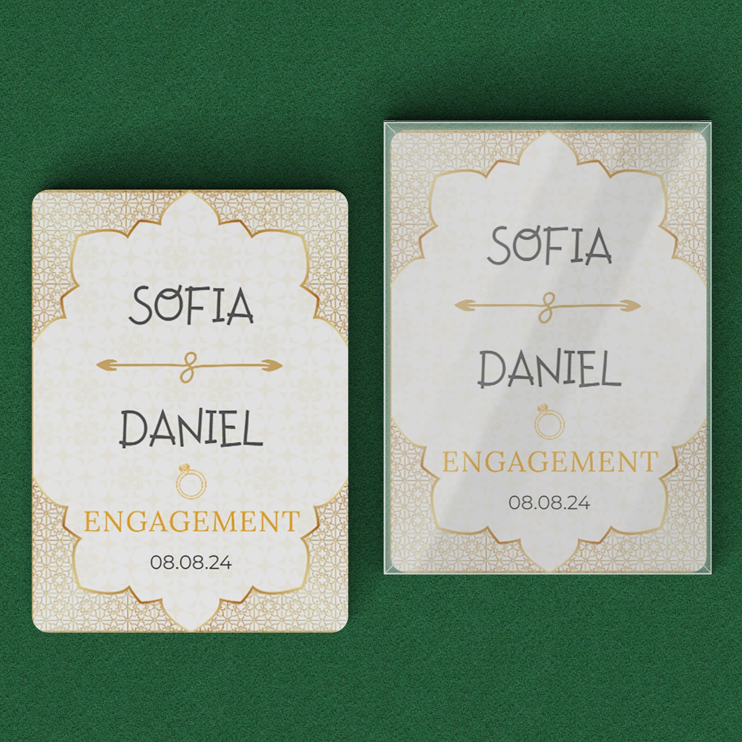 PLAYING CARDS ENGAGED DESIGN #3