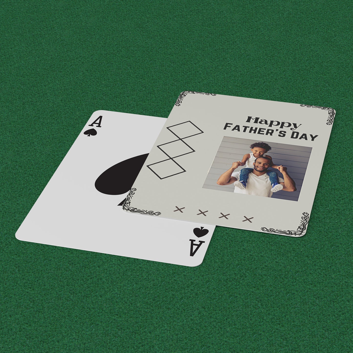 Playing Cards Father's day Design 4