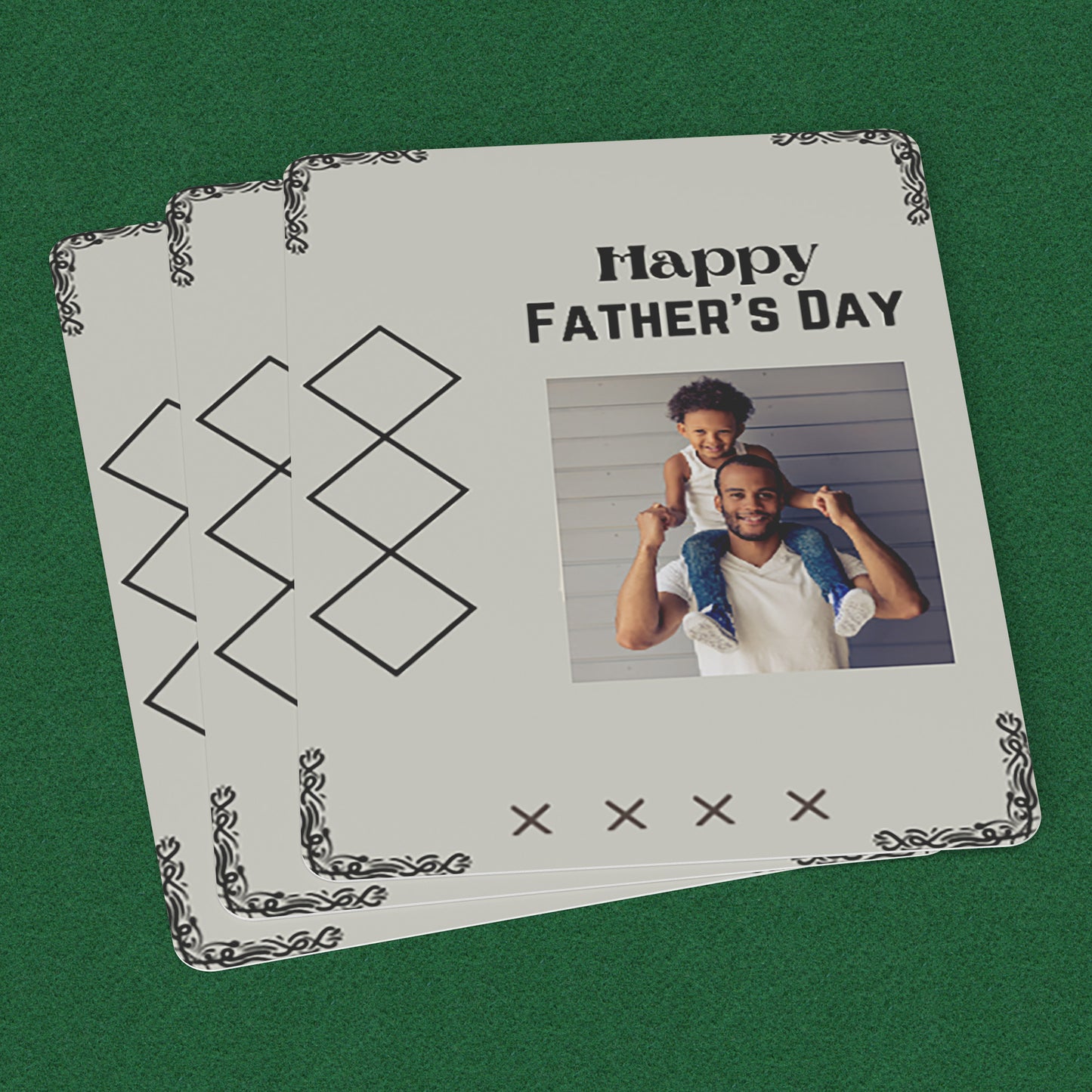 Playing Cards Father's day Design 4