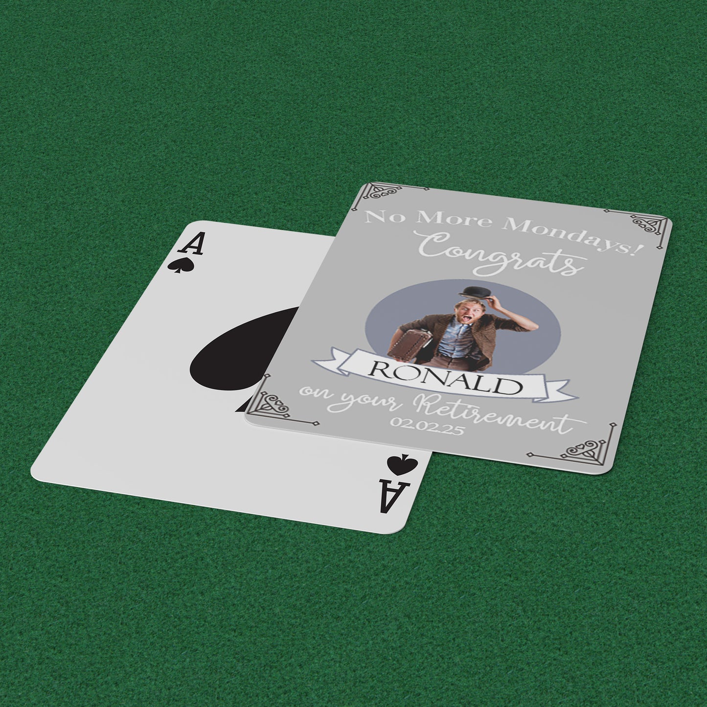 Playing Cards Retirement Design 2