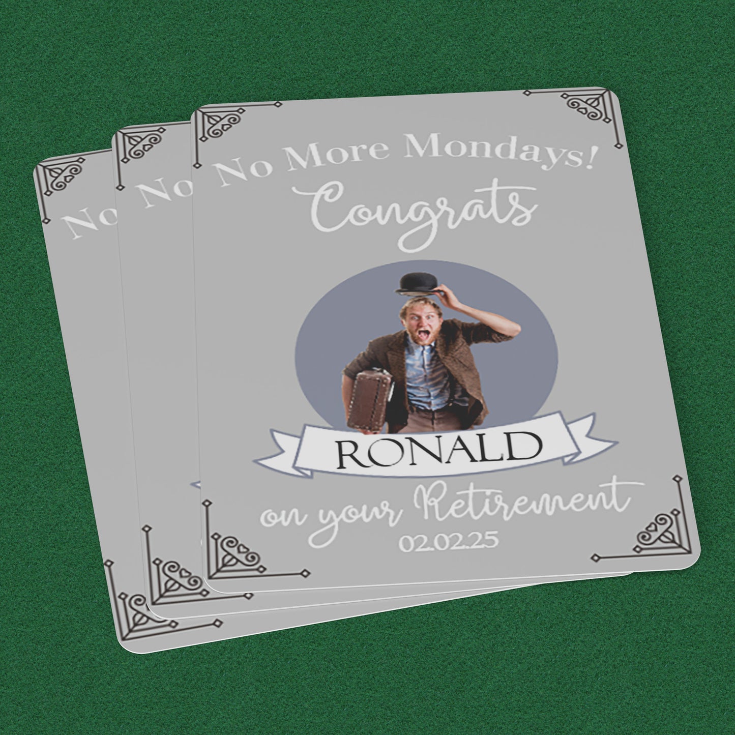 Playing Cards Retirement Design 2