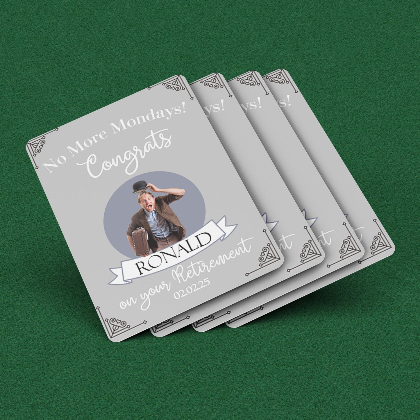 Playing Cards Retirement Design 2
