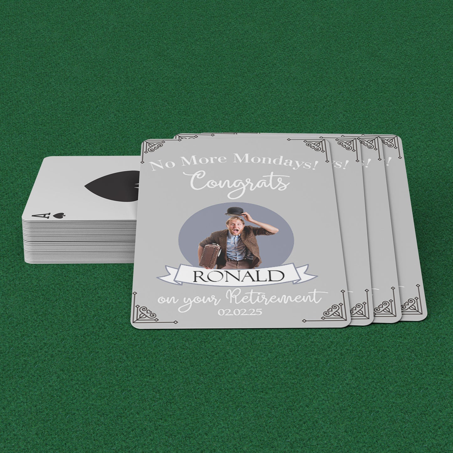 Playing Cards Retirement Design 2