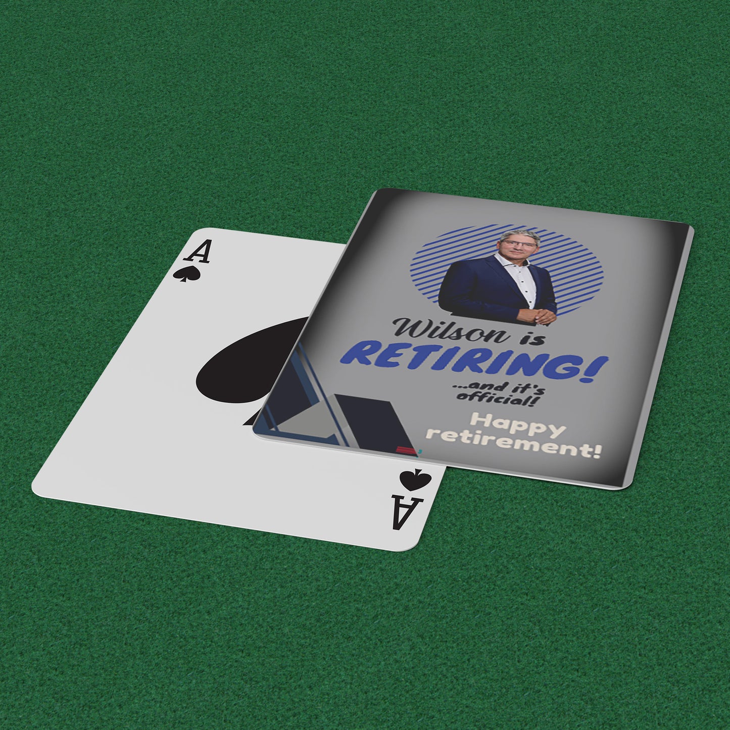Playing Cards Retirement Design 3