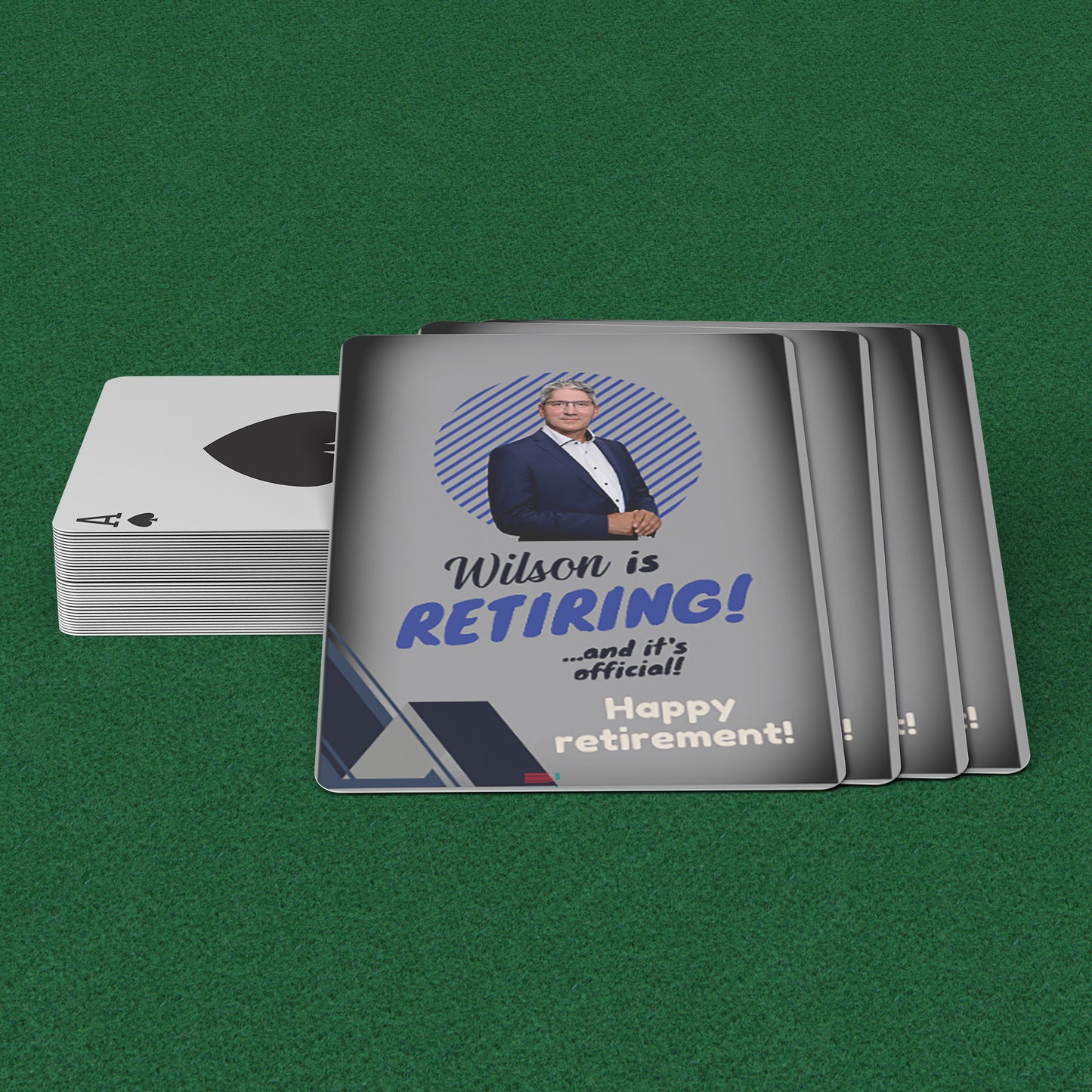 Playing Cards Retirement Design 3