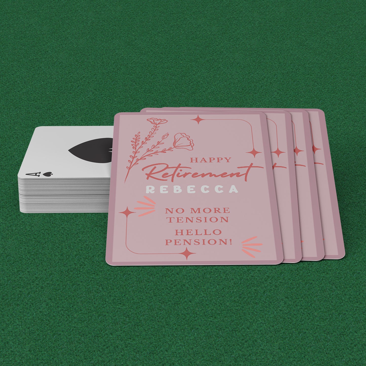 Playing Cards Retirement Design 4